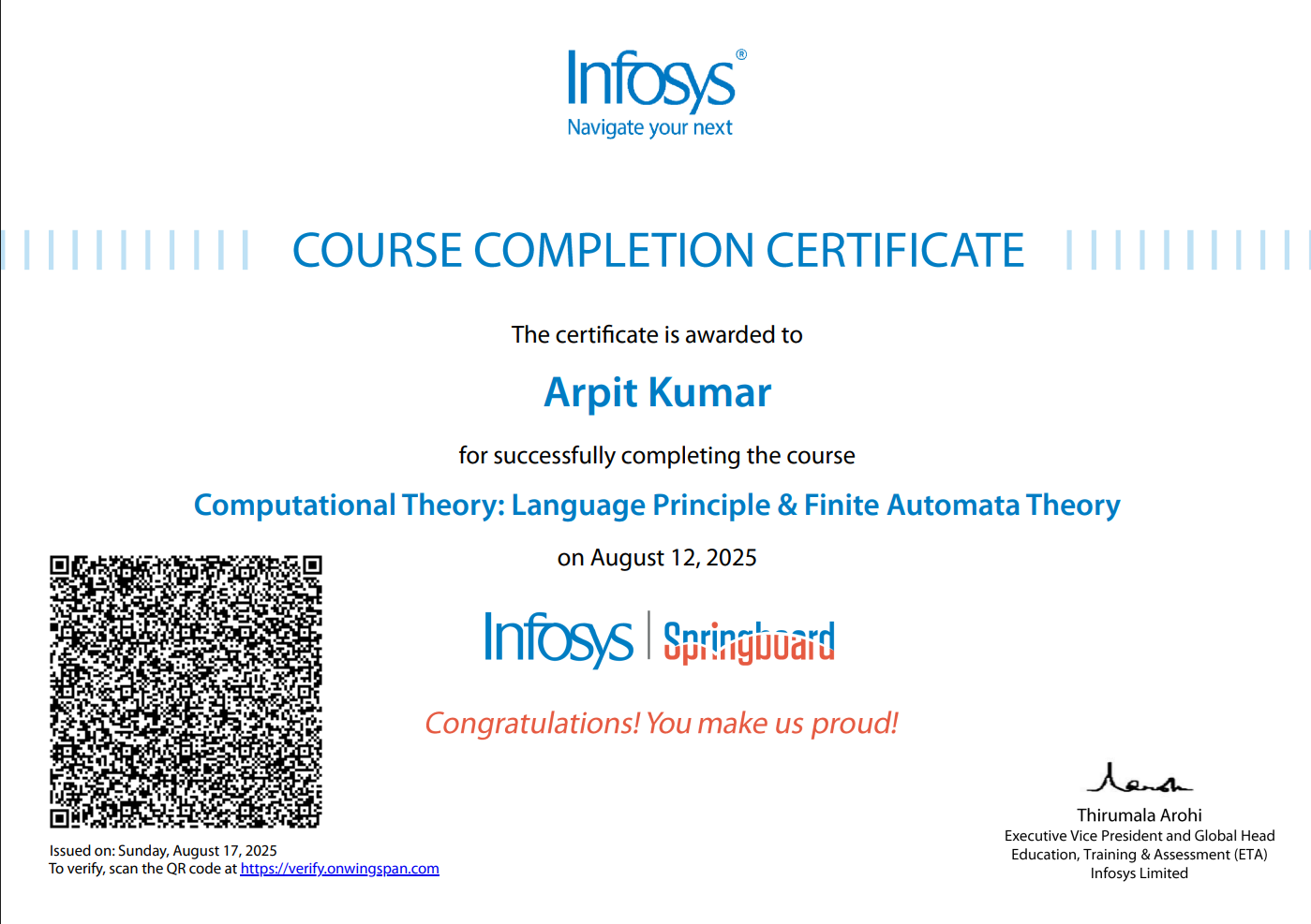 Certificate 14