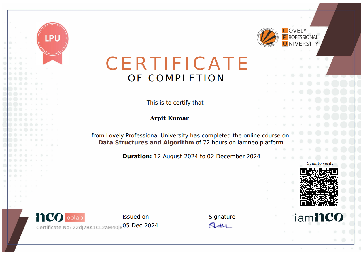 Certificate 3