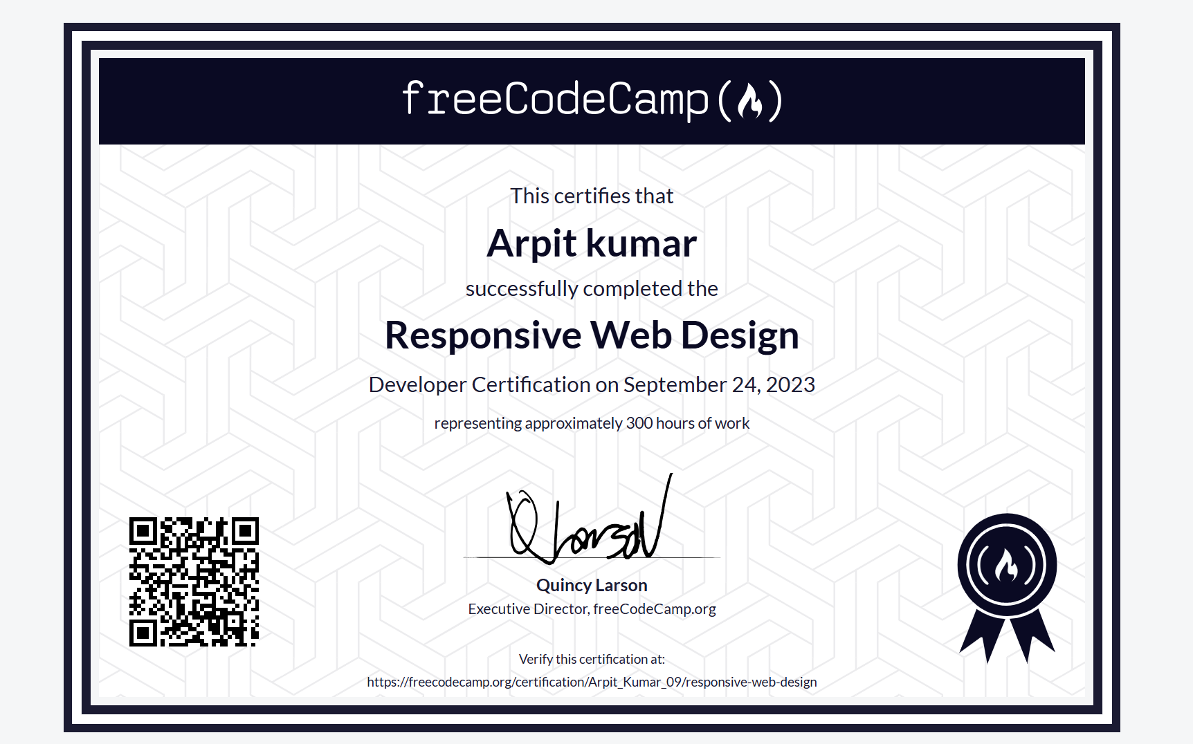 Certificate 5