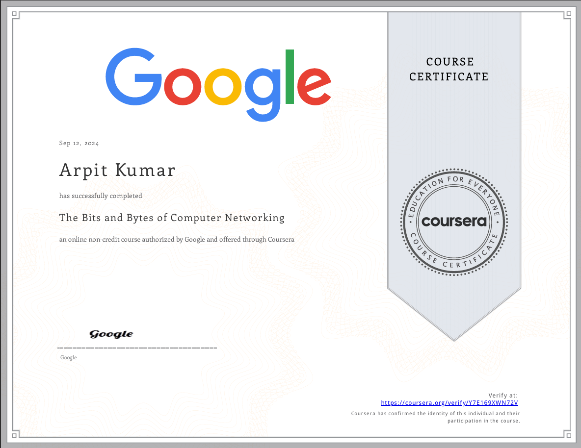 Certificate 6